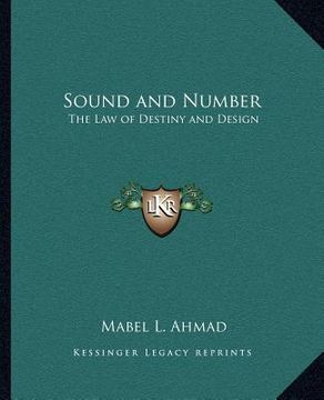 portada sound and number: the law of destiny and design (en Inglés)