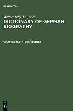 portada Plett - Schmidseder (Dictionary of German Biography) (in English)
