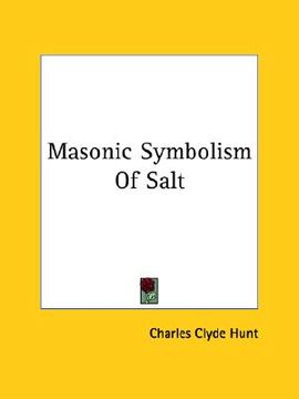 portada masonic symbolism of salt (en Inglés)
