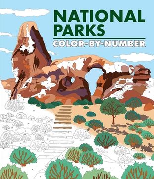 portada National Parks Color-By-Number (en Inglés)