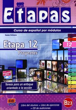 portada Etapas Level 12 Proyectos - Libro del Alumno/Ejercicios + CD (in Spanish)