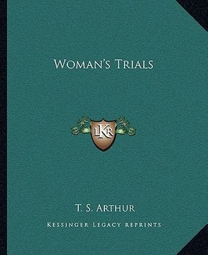 portada woman's trials (en Inglés)