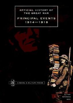 portada official history of the great war.principal events 1914-1918
