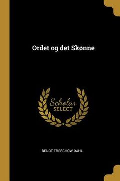 portada Ordet og det Skønne (en Danés)