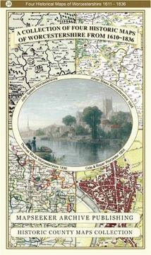 portada A Collection of Four Historic Maps of Worcestershire (Historic English Counties Collection) (en Inglés)