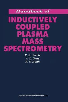 portada Handbook of Inductively Coupled Plasma Mass Spectrometry (en Inglés)