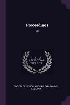 portada Proceedings: 23 (en Inglés)