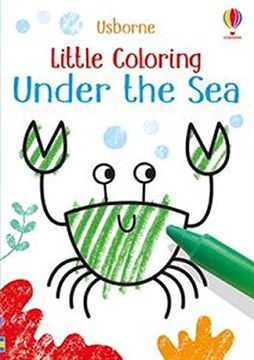 portada Little Coloring Under the sea (in English)