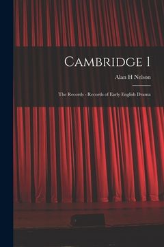 portada Cambridge 1: The Records - Records of Early English Drama (en Inglés)