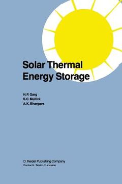 portada Solar Thermal Energy Storage (en Inglés)