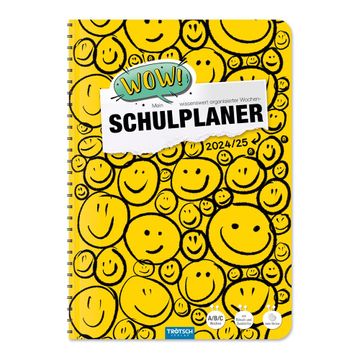 portada Troetsch Schulplaner wow Smile 24/25 (en Alemán)
