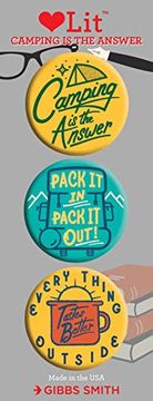 portada Camping is the Answer 3 Badge Set: Lovelit Button Assortment (en Inglés)