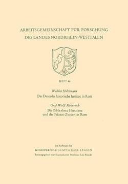 portada Das Deutsche Historische Institut in ROM Die Bibliotheca Hertziana Und Der Palazzo Zuccari in ROM (in German)