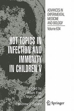 portada hot topics in infection and immunity in children v (en Inglés)