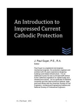 portada An Introduction to Impressed Current Cathodic Protection (en Inglés)