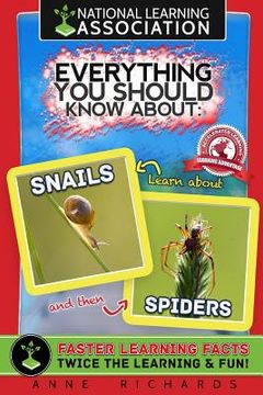 portada Everything You Should Know About: Snails and Spiders (en Inglés)