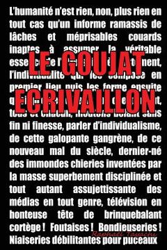 portada Le goujat écrivaillon (in French)