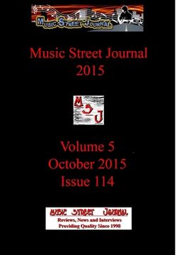 portada Music Street Journal 2015: Volume 5 - October 2015 - Issue 114 Hardcover Edition (in English)