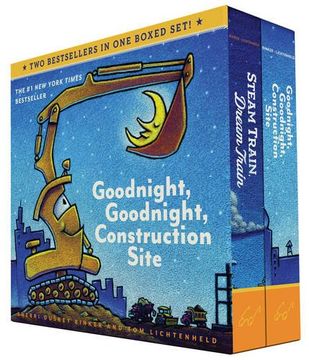 portada Goodnight, Goodnight, Construction Site and Steam Train, Dream Train Board Books Boxed Set (en Inglés)