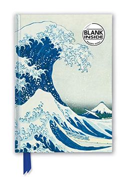 portada Hokusai: The Great Wave (Foiled Blank Journal) (Flame Tree Blank Nots) 