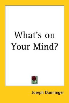 portada what's on your mind? (en Inglés)