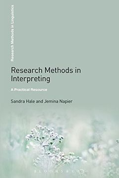 portada Research Methods in Interpreting: A Practical Resource (Paperback) (en Inglés)