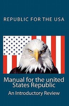 portada manual for the united states republic (en Inglés)