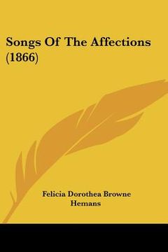 portada songs of the affections (1866) (in English)