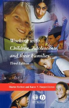 portada working with children, adolescents, and their families (en Inglés)