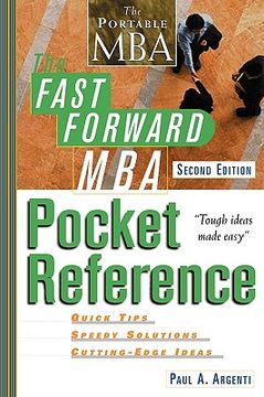 portada the fast forward mba pocket reference (en Inglés)