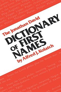portada dictionary of first names (en Inglés)