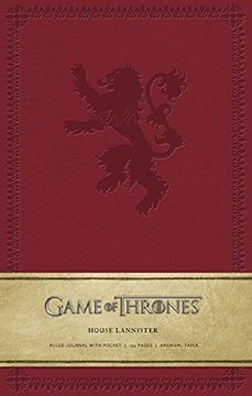 portada Game of Thrones: House Lannister Hardcover Ruled Journal (en Inglés)