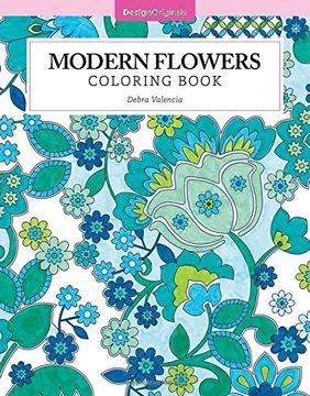 portada Modern Flowers Coloring Book (en Inglés)