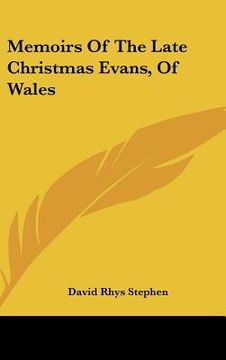 portada memoirs of the late christmas evans, of wales (en Inglés)