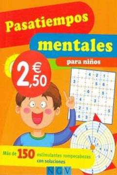 portada Pasatiempos Mentales Para Niños (in Spanish)