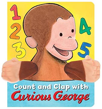 portada Count and Clap With Curious George Finger Puppet Book (en Inglés)