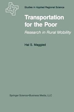 portada Transportation for the Poor: Research in Rural Mobility (en Inglés)