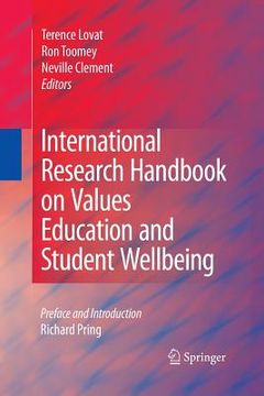 portada International Research Handbook on Values Education and Student Wellbeing (en Inglés)