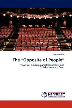 portada the "opposite of people" (en Inglés)