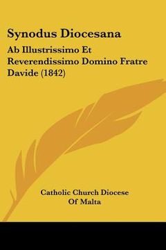 portada synodus diocesana: ab illustrissimo et reverendissimo domino fratre davide (1842)
