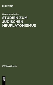 portada Studien zum Jüdischen Neuplatonismus (en Alemán)