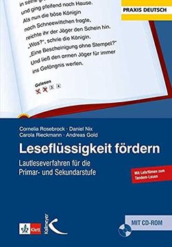 portada Leseflüssigkeit Fördern (en Alemán)