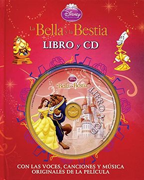 portada Disney Libro y cd: Disney la Bella y la Bestia