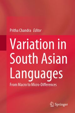 portada Variation in South Asian Languages: From Macro to Micro-Differences (in English)