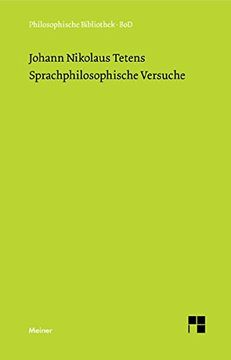 portada Sprachphilosophische Versuche (Philosophische Bibliothek) (German Edition)