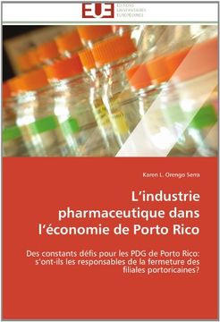 portada L'Industrie Pharmaceutique Dans L'Economie de Porto Rico