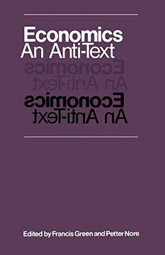 portada Economics: An Anti-Text (en Inglés)