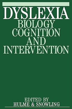portada dyslexia: biology, cognition and intervention (en Inglés)