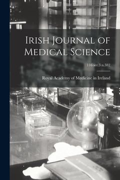 portada Irish Journal of Medical Science; 116 ser.3 n.382 (en Inglés)