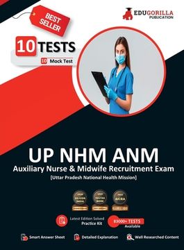 portada UP NHM ANM Book 2023: Auxiliary Nurse and Midwife (English Edition) - 10 Full Length Mock Tests (1000 Solved Questions) with Free Access to (en Inglés)